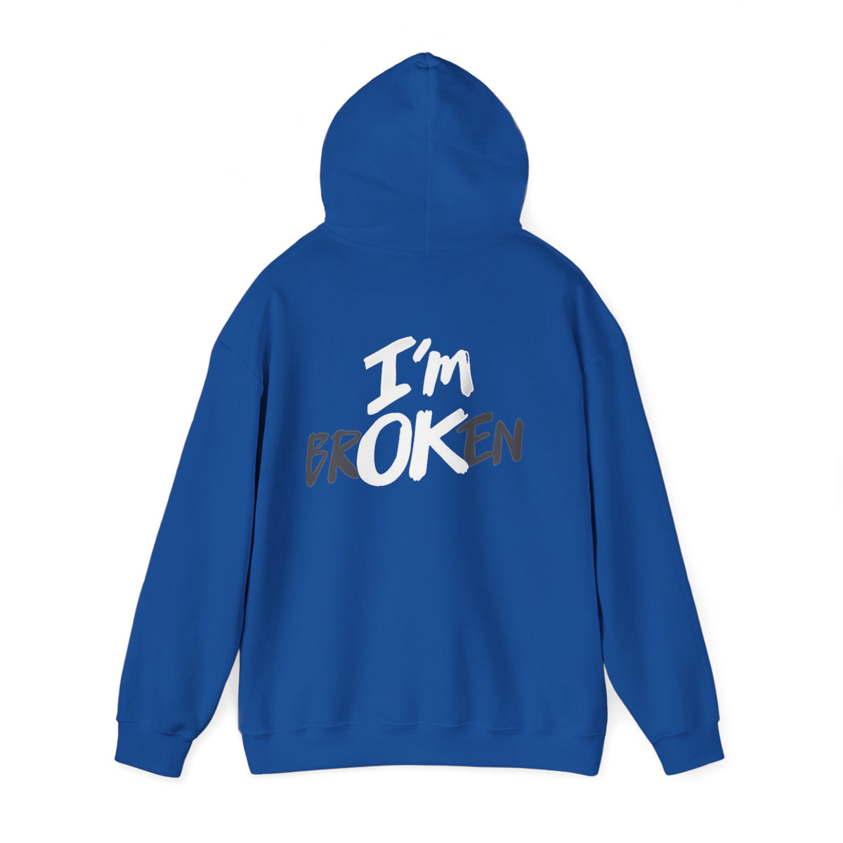 I’m ok Broken Hooded Sweatshirt