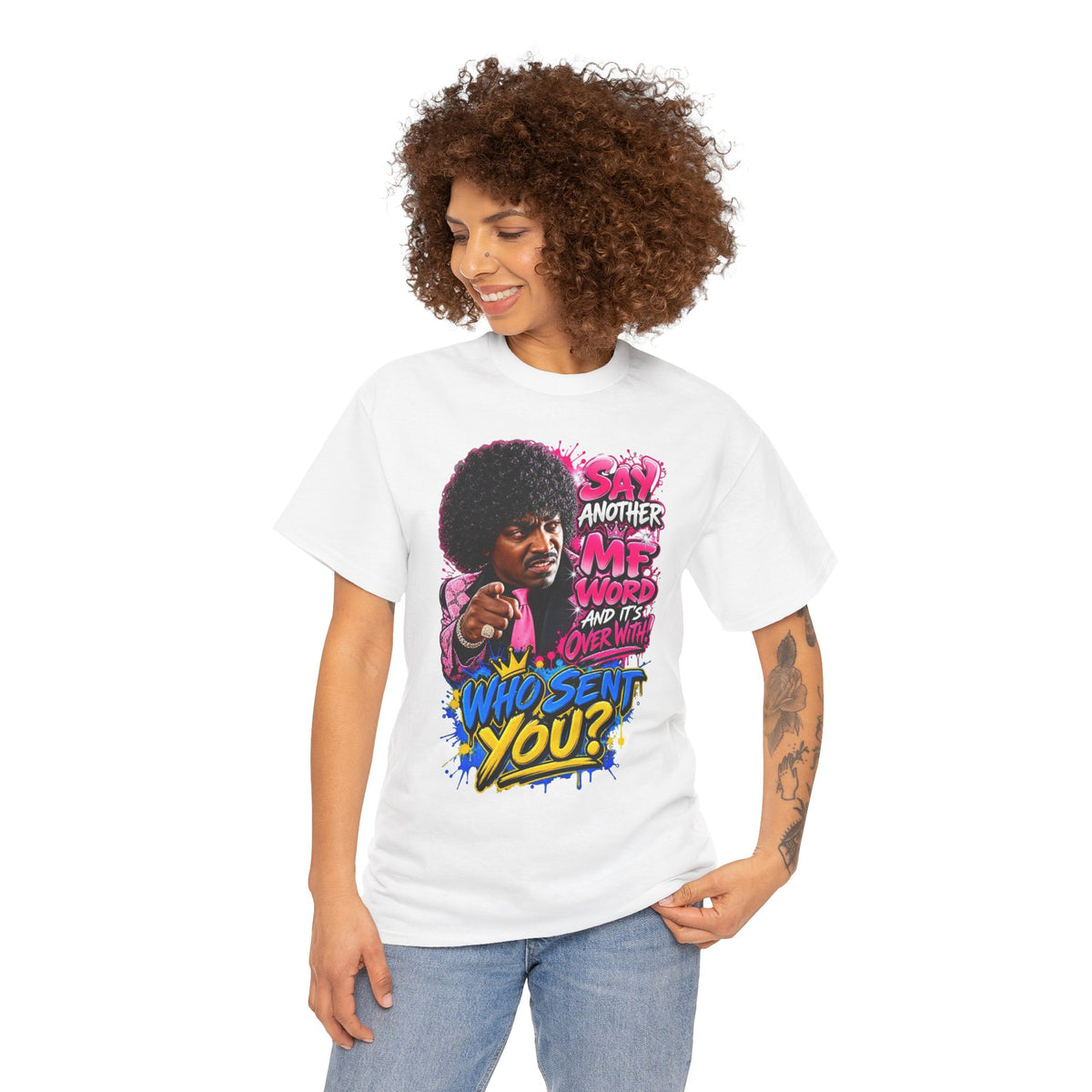 Unisex say another MF Cotton Tee