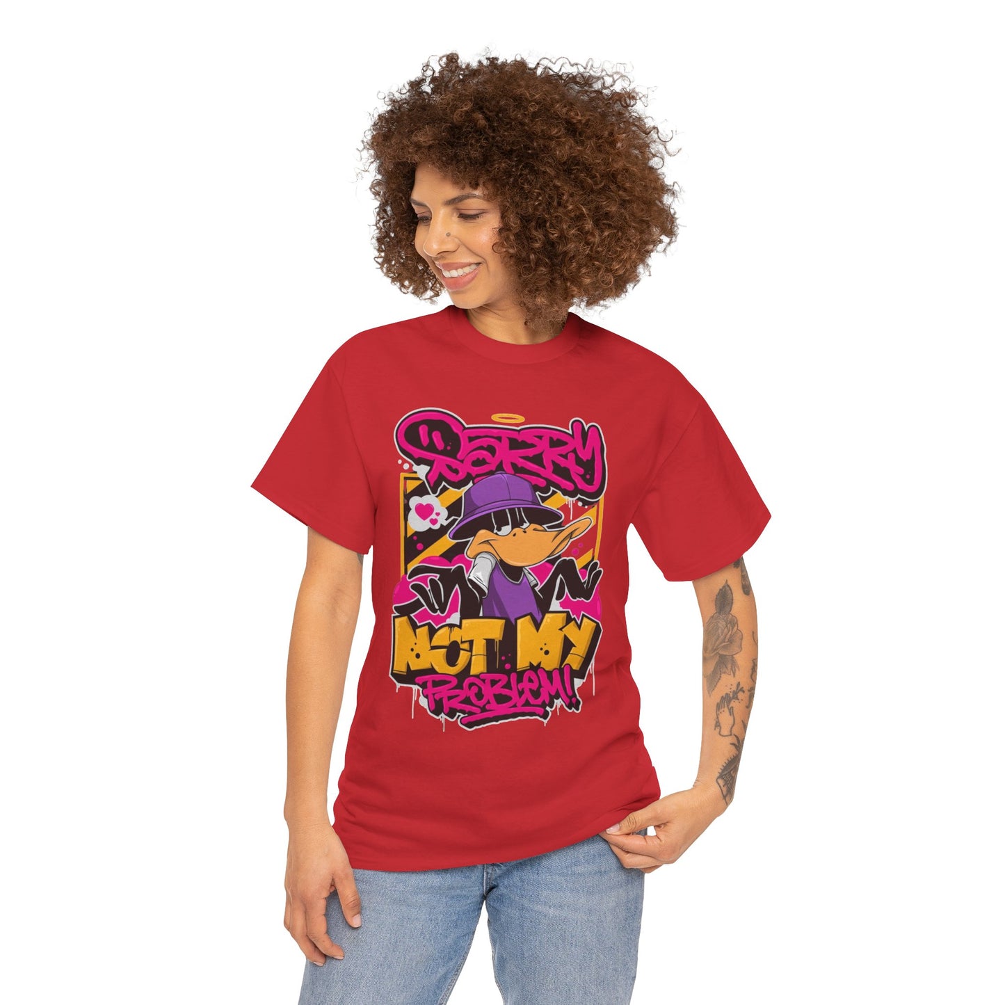 Unisex sorry not my problem Cotton Tee