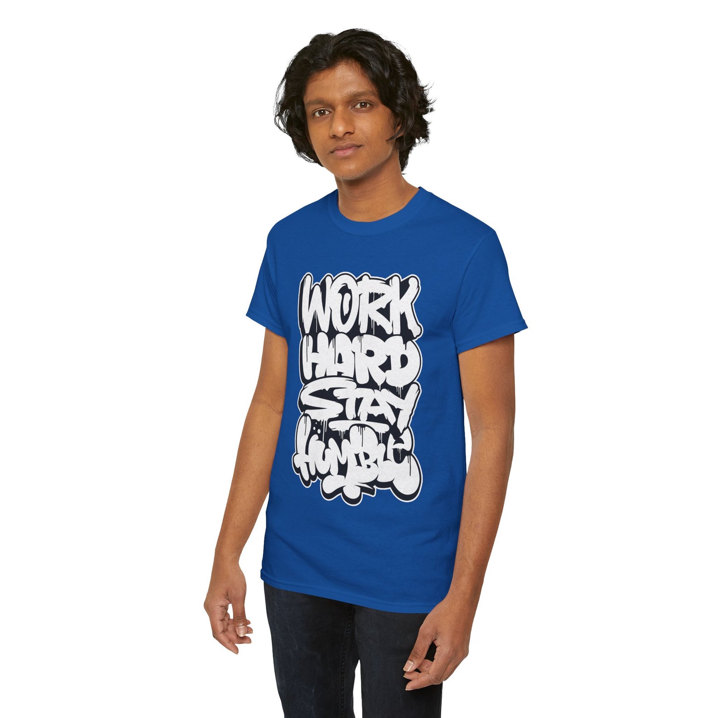 Unisex work hard stay humble Cotton Tee