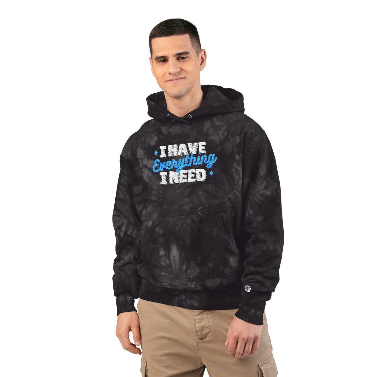 Unisex Tie-Dye Hoodie (Embroidery)