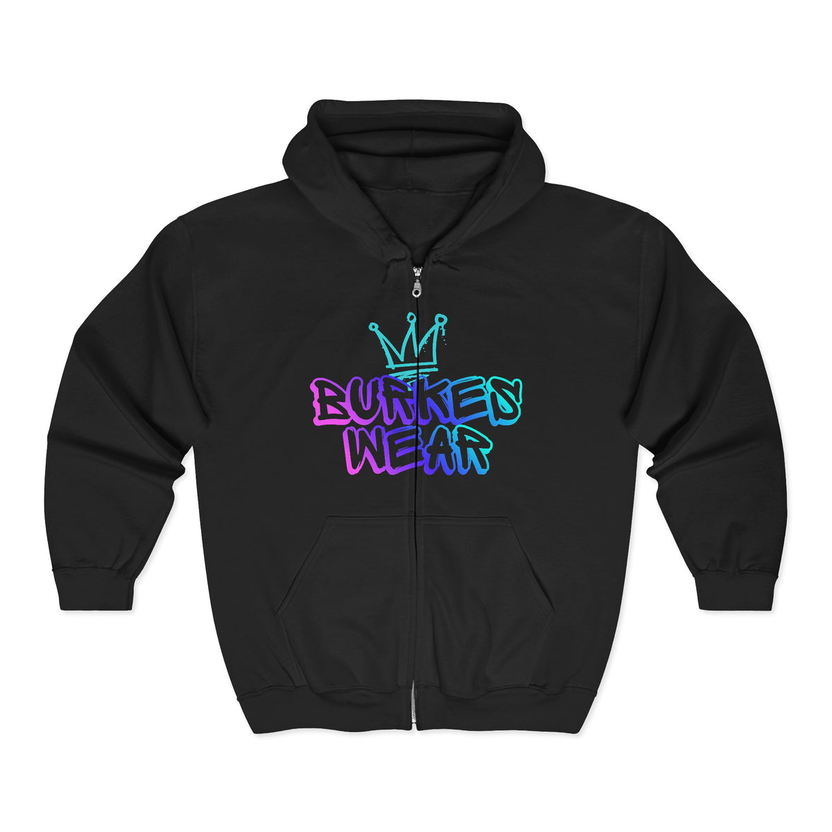 Unisex Burkes Full Zip Hooded Sweatshirt
