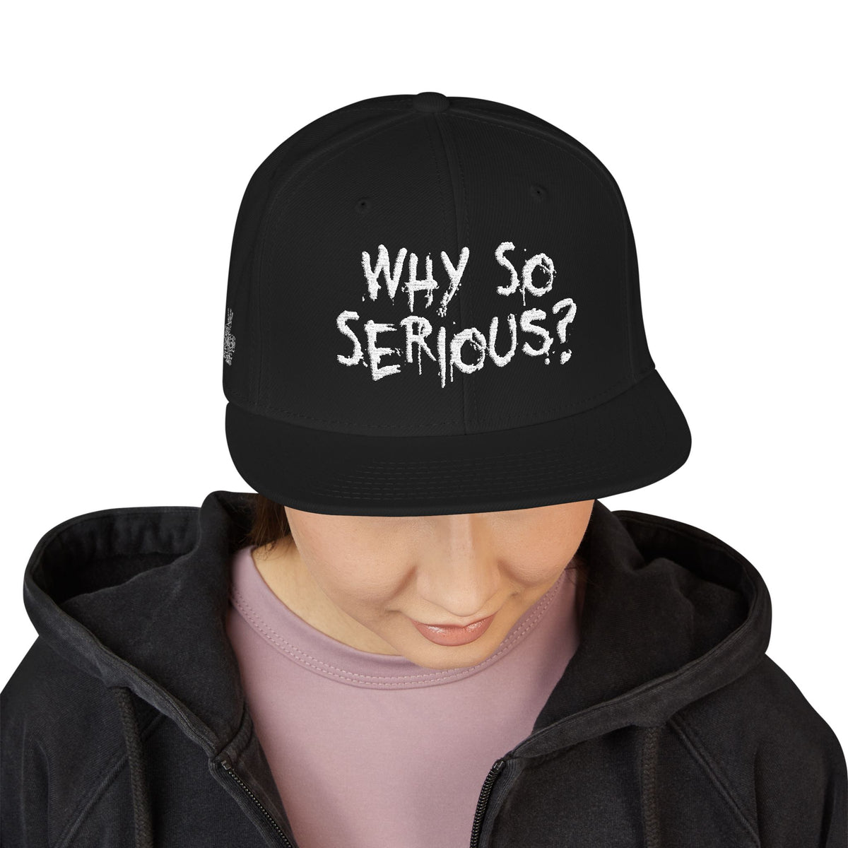 Snapback why so serious? (Embroidery)