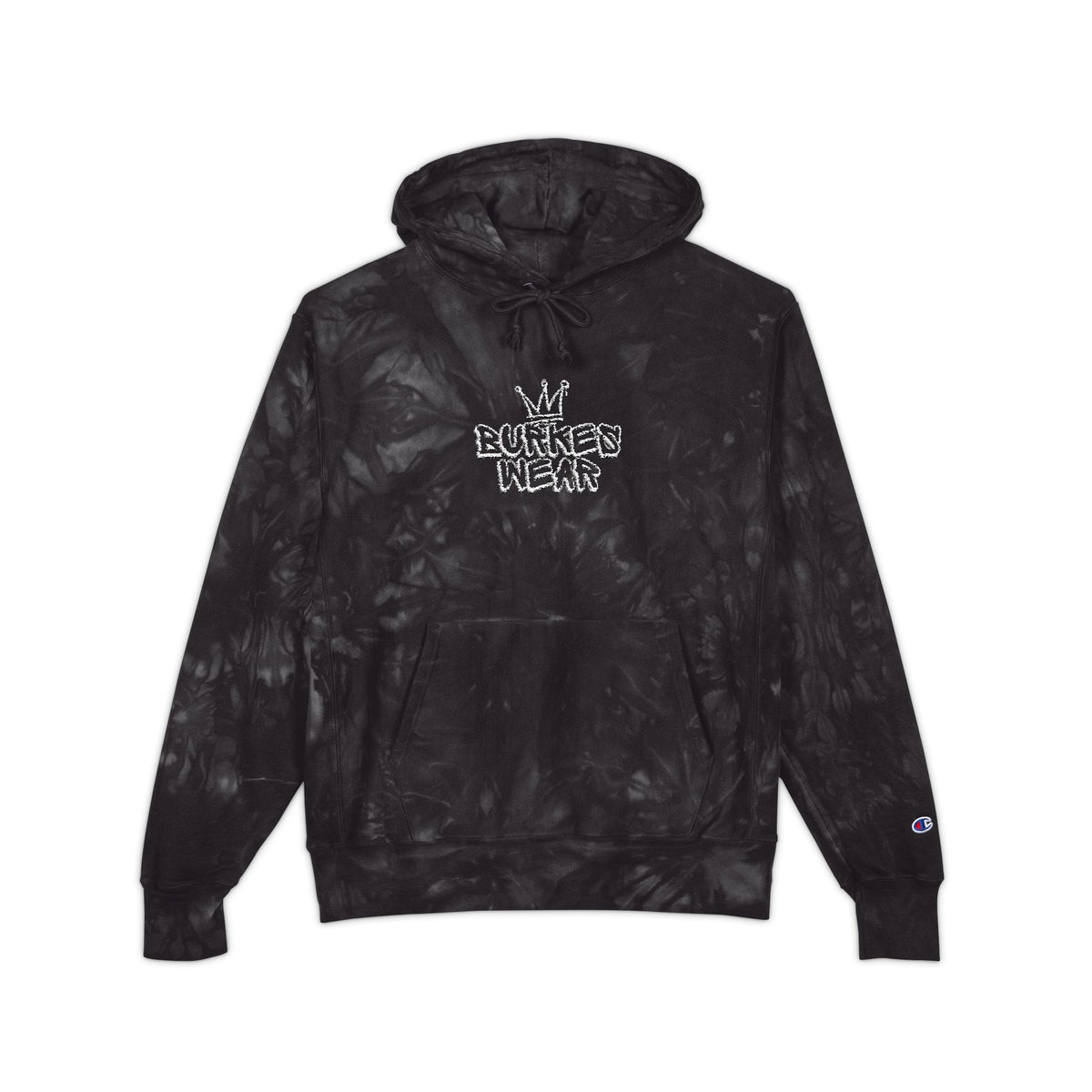 Unisex Burkes Tie-Dye Hoodie (Embroidery)