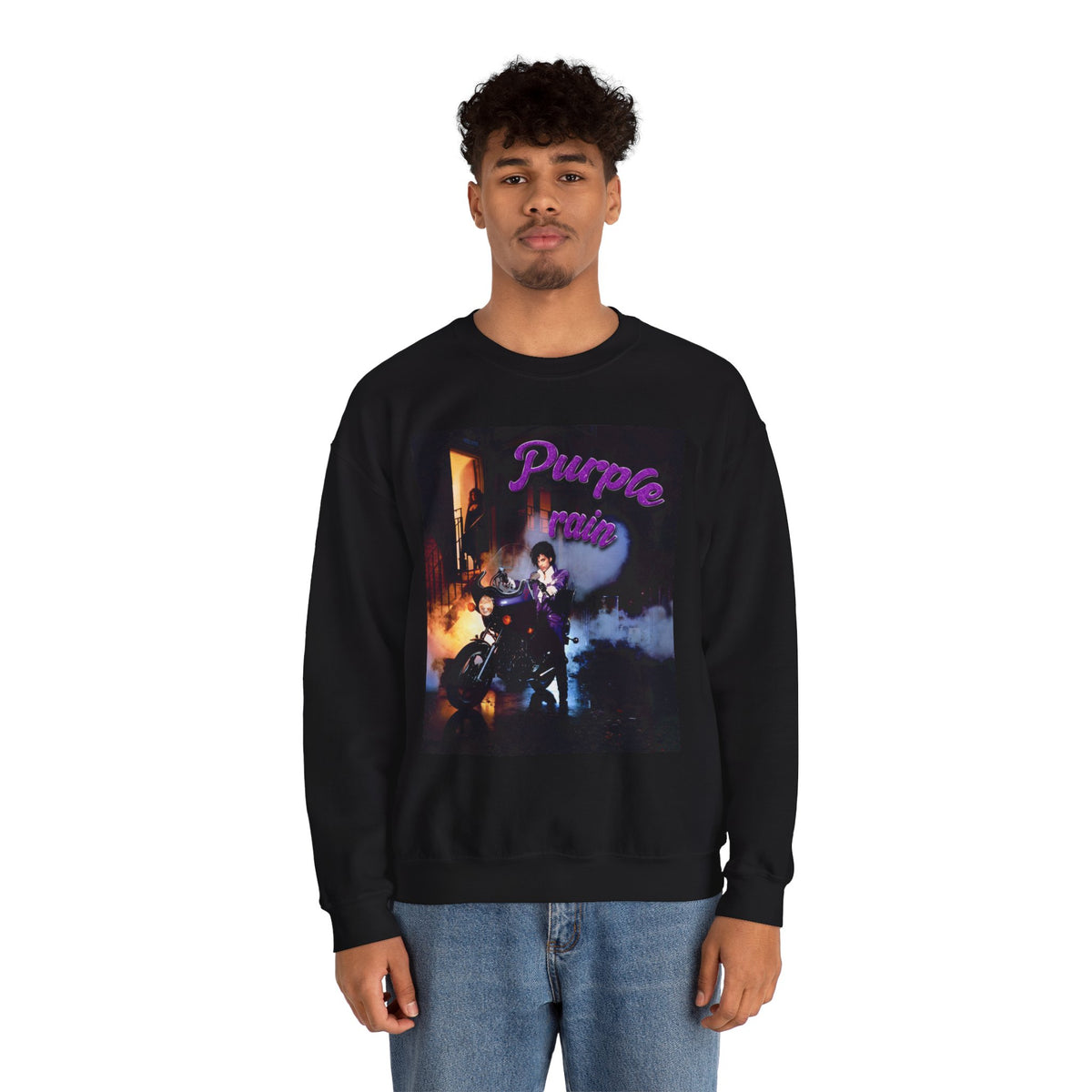 Unisex purple rain Crewneck Sweatshirt