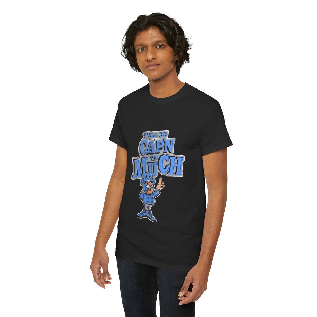 Unisex capn much Cotton Tee