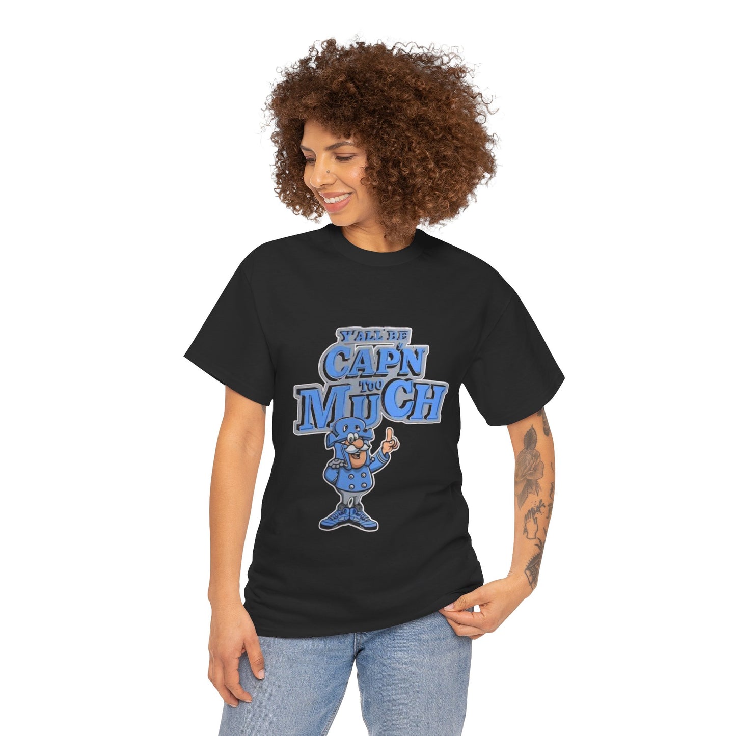 Unisex capn much Cotton Tee