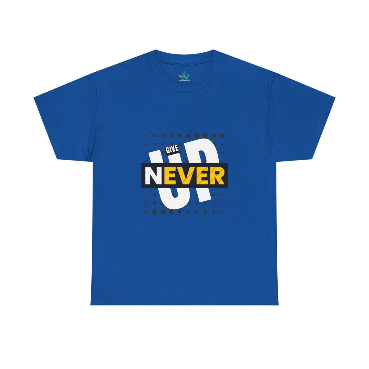 Unisex never give up Heavy Cotton Tee