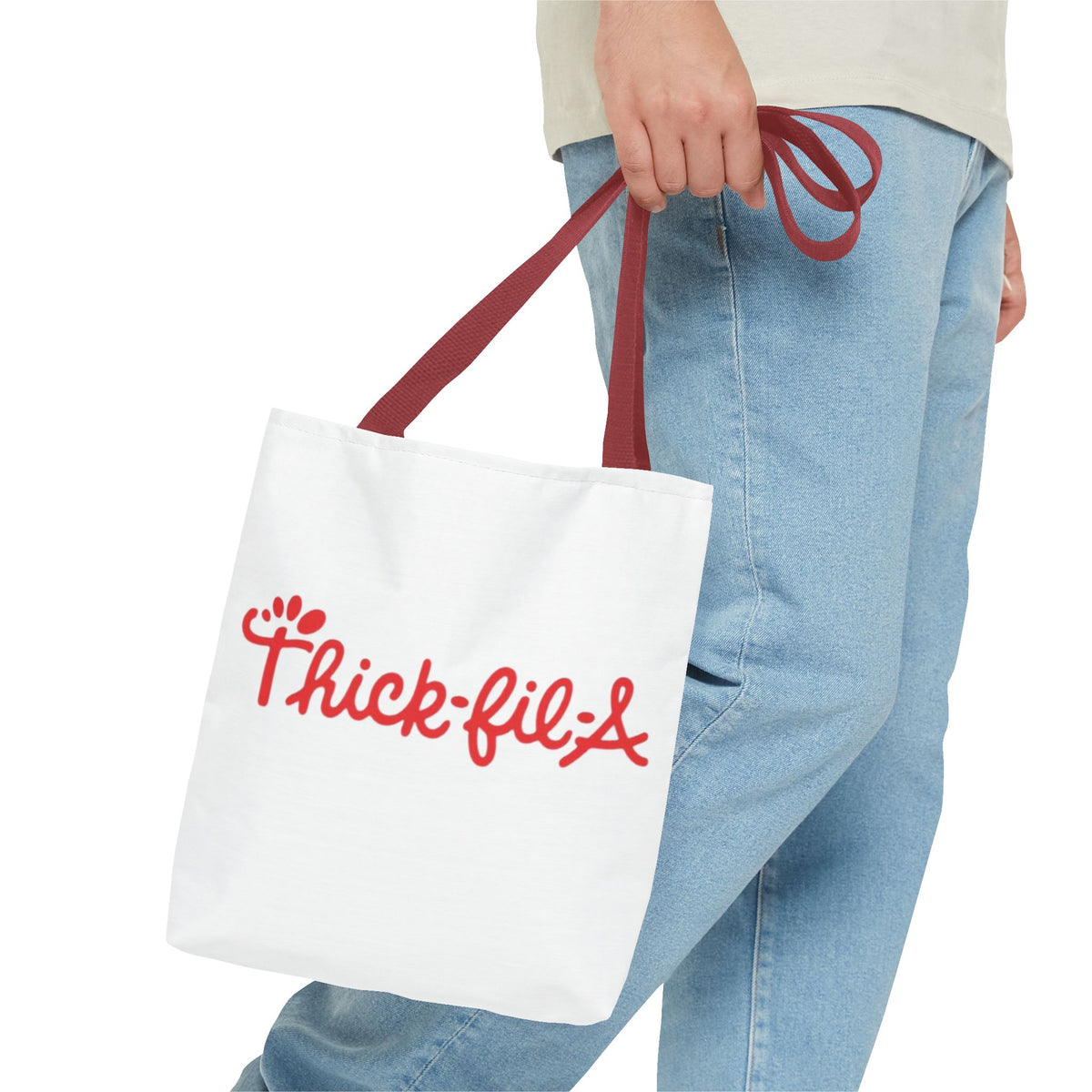 Thick fil A Tote Bag