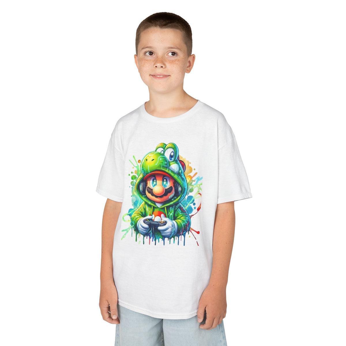 Kids unisex Mario Cotton Tee