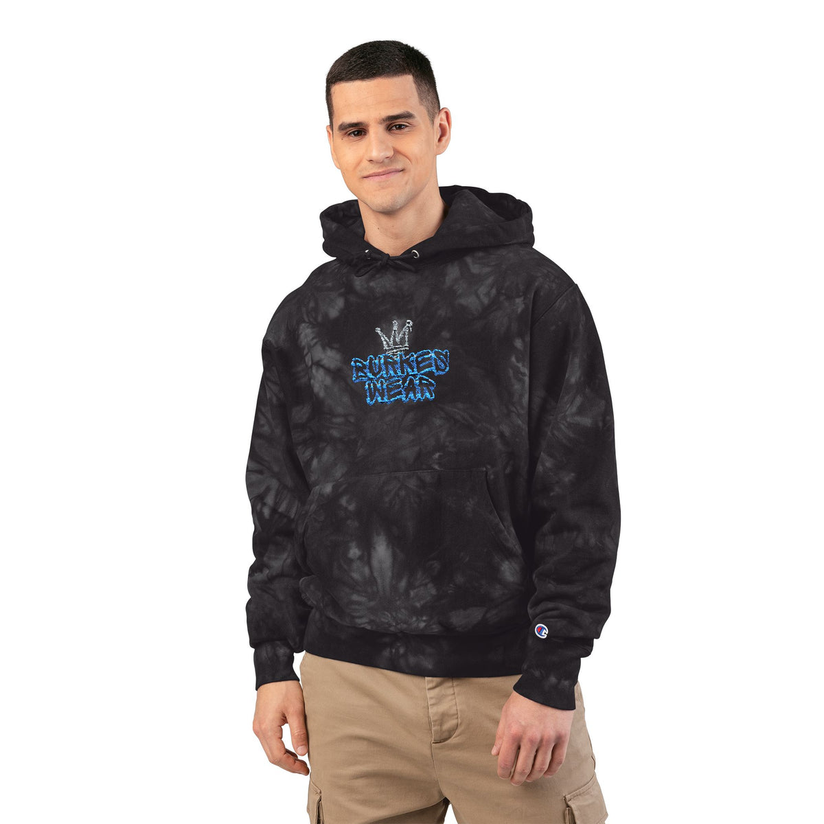 Unisex Burkes Tie-Dye Hoodie (Embroidery)