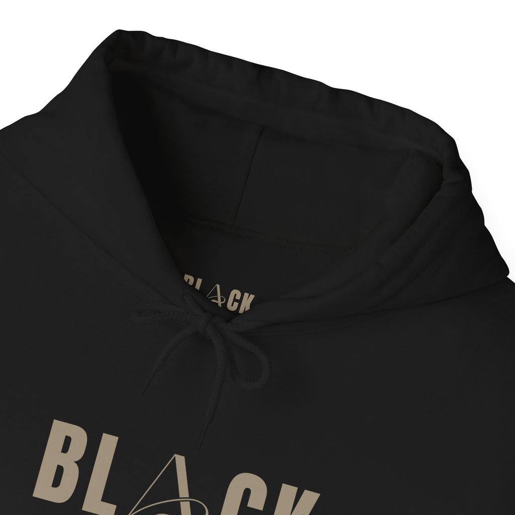 Black Unisex Hooded Sweatshirt