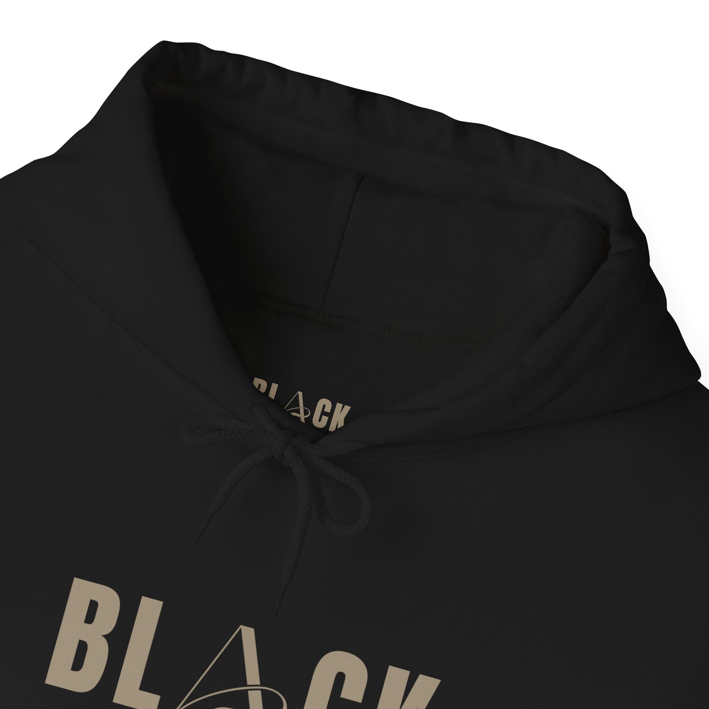 Black Unisex Hooded Sweatshirt