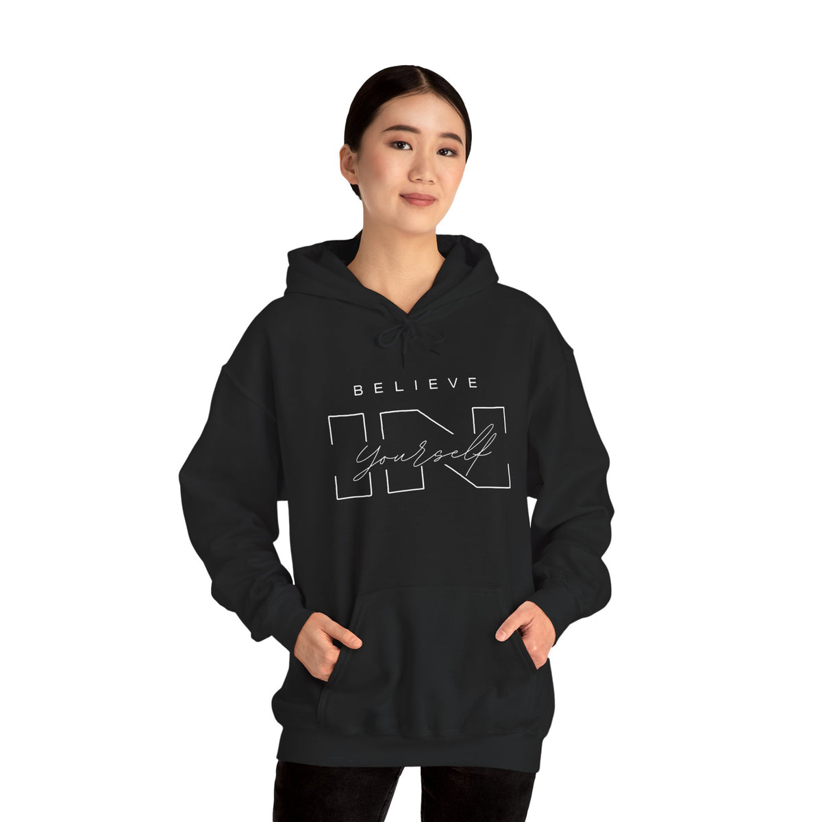 Unisex Believe Hooded Sweatshirt