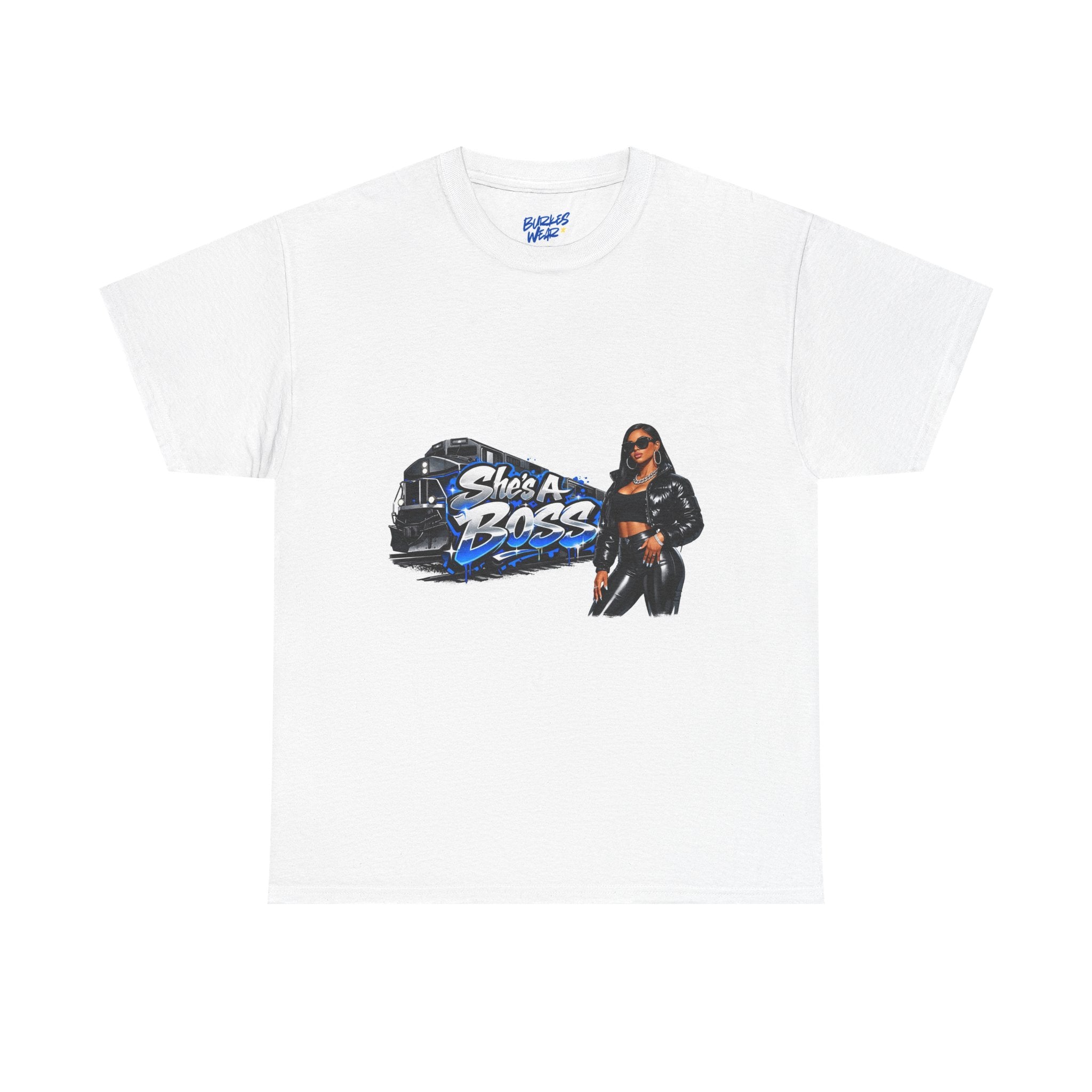 She’s a boss Heavy Cotton Tee