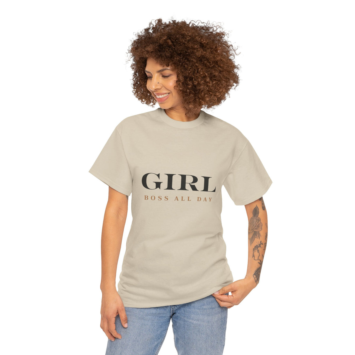 Women Girl Boss Cotton Tee