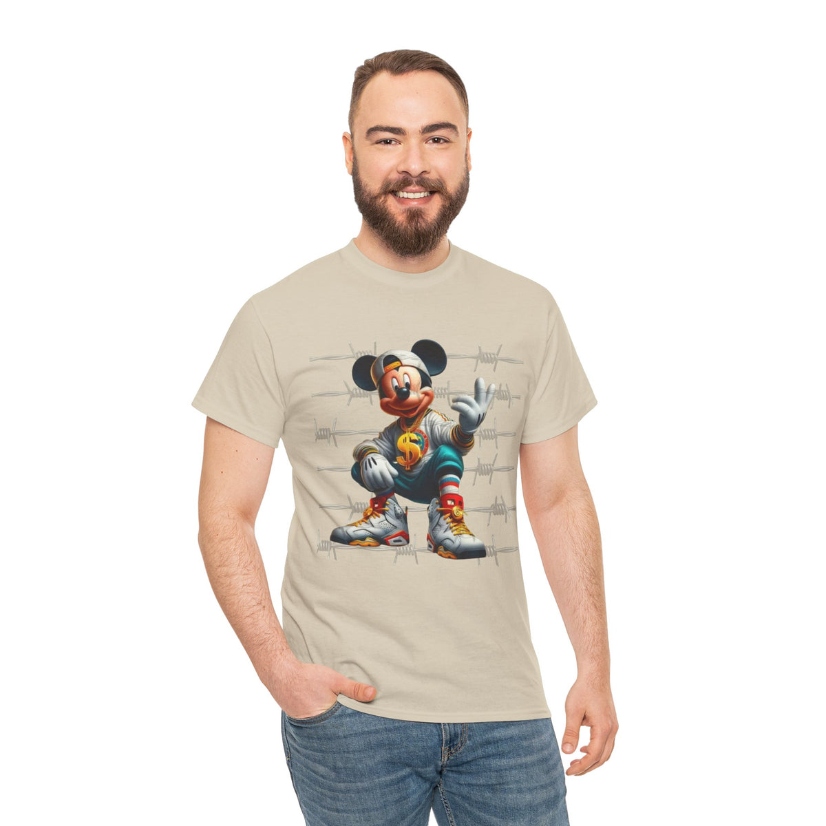 Unisex street wear Heavy Cotton Tee