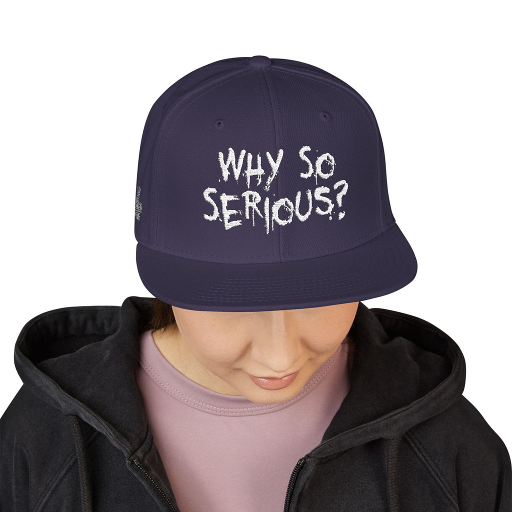 Snapback why so serious? (Embroidery)
