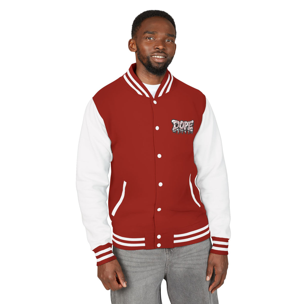 Unisex Dope Heavyweight Letterman Jacket