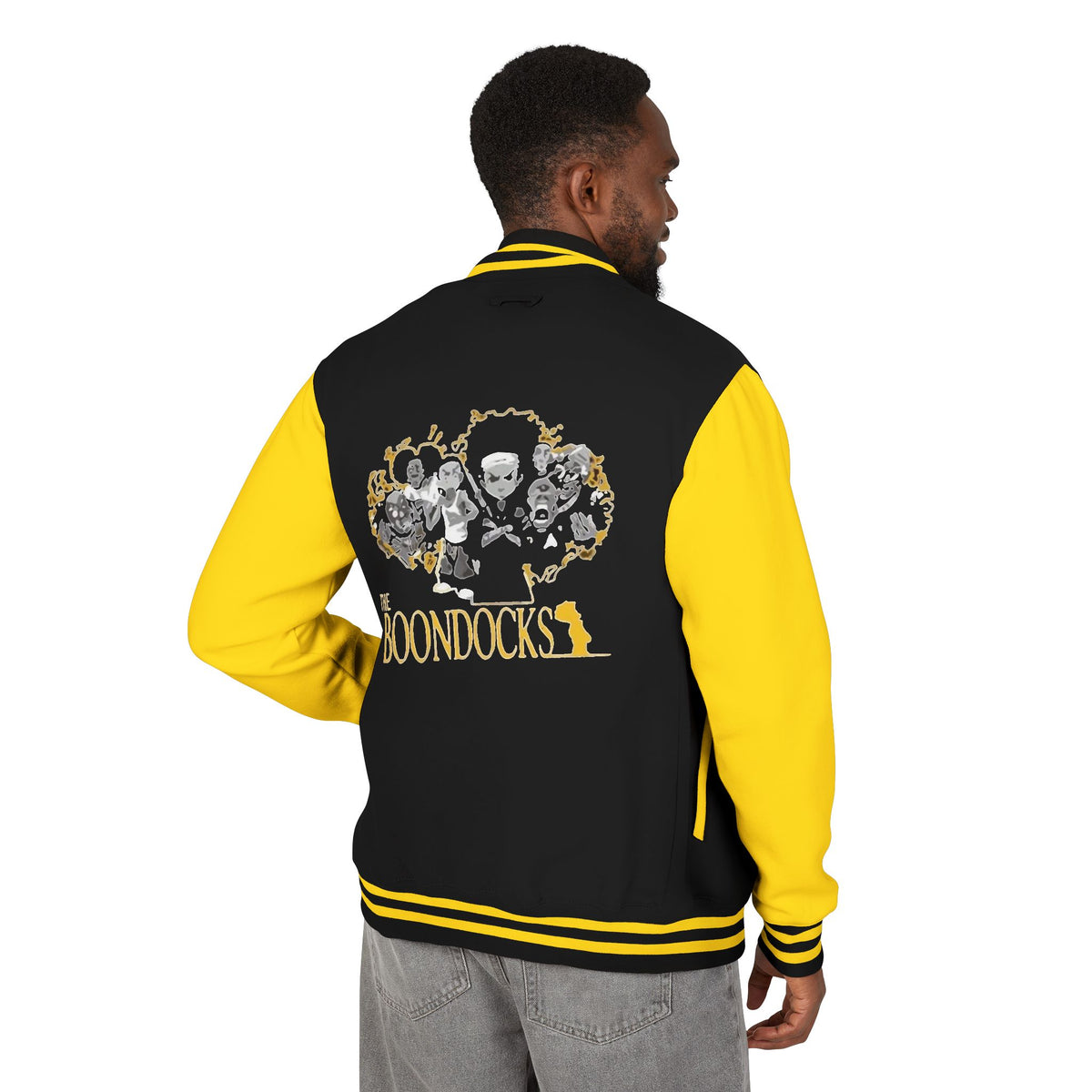 Unisex The Boondocks Heavyweight Letterman Jacket