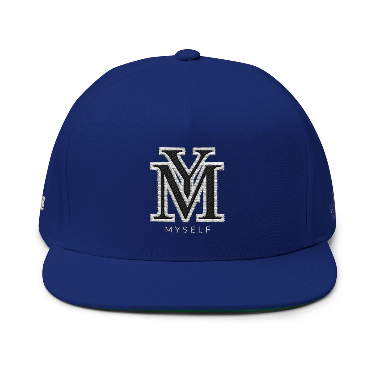 Myself Flat Bill Cap (Embroidery)