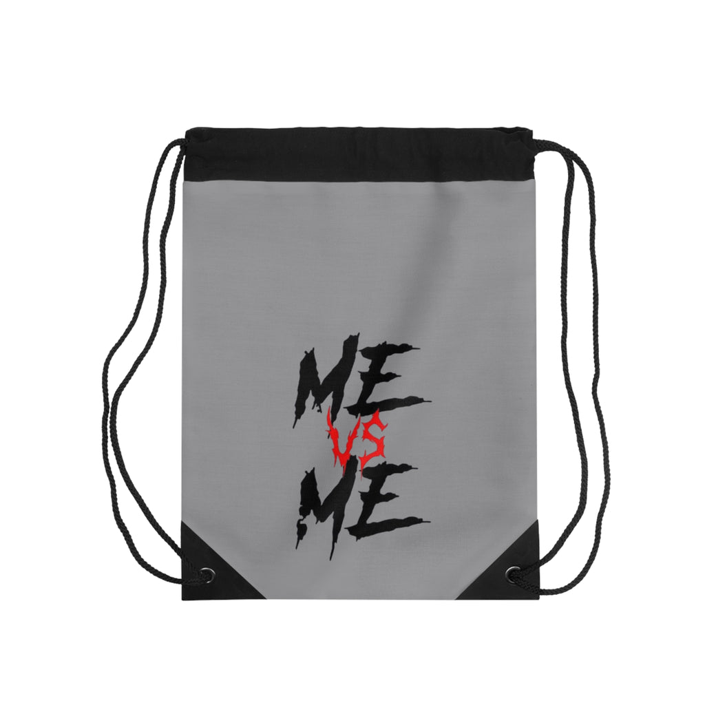 Me vs Me Drawstring Bag