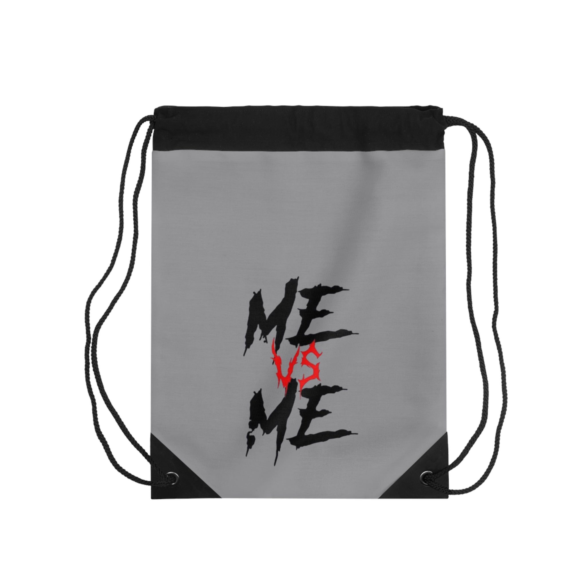 Me vs Me Drawstring Bag