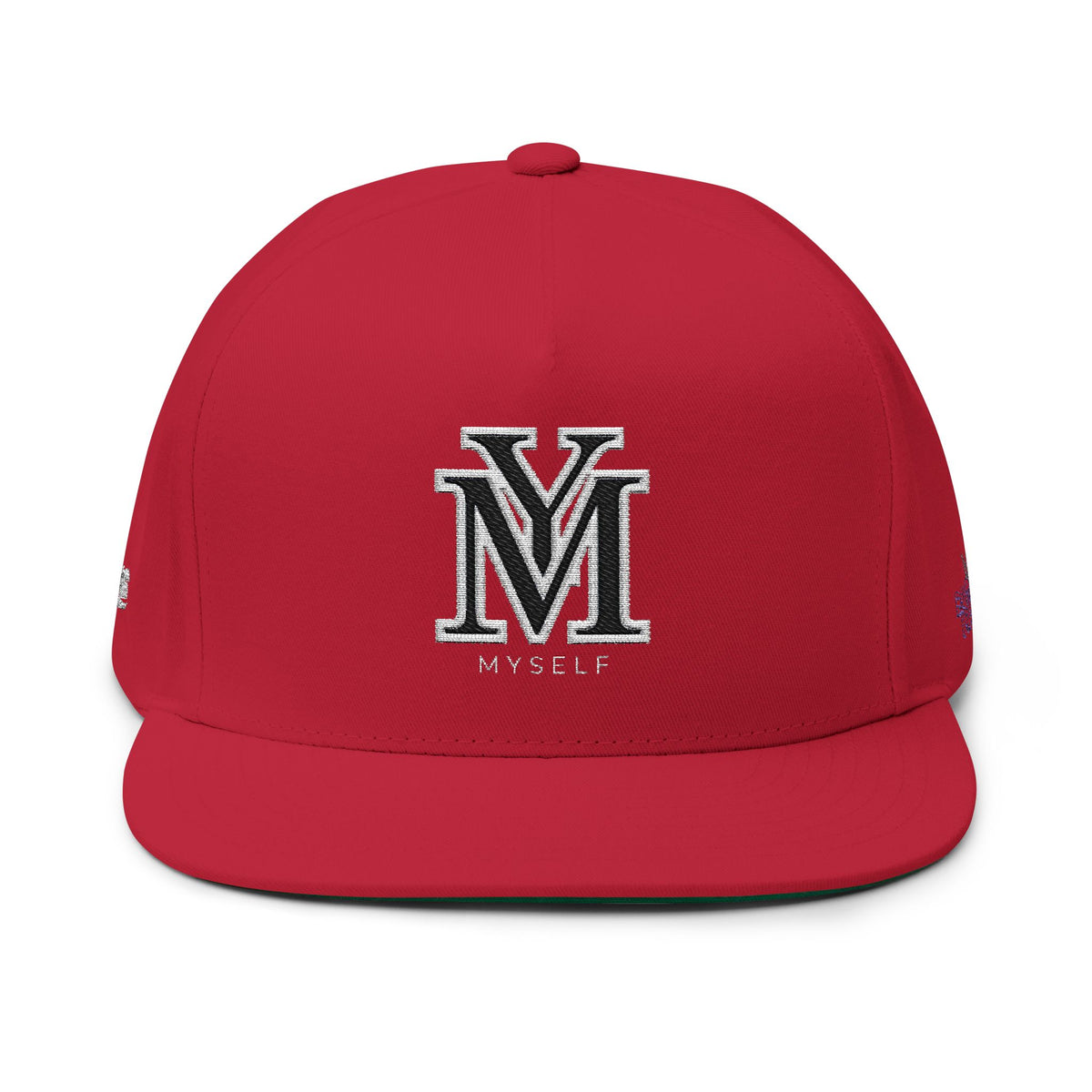 Myself Flat Bill Cap (Embroidery)