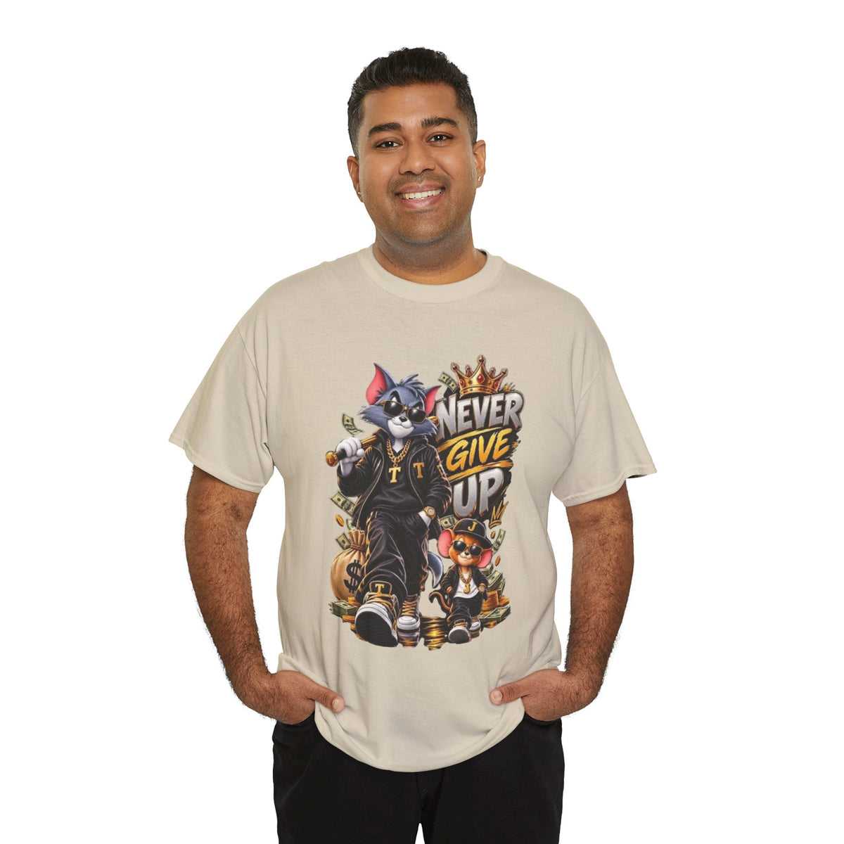 Unisex never give up Tee