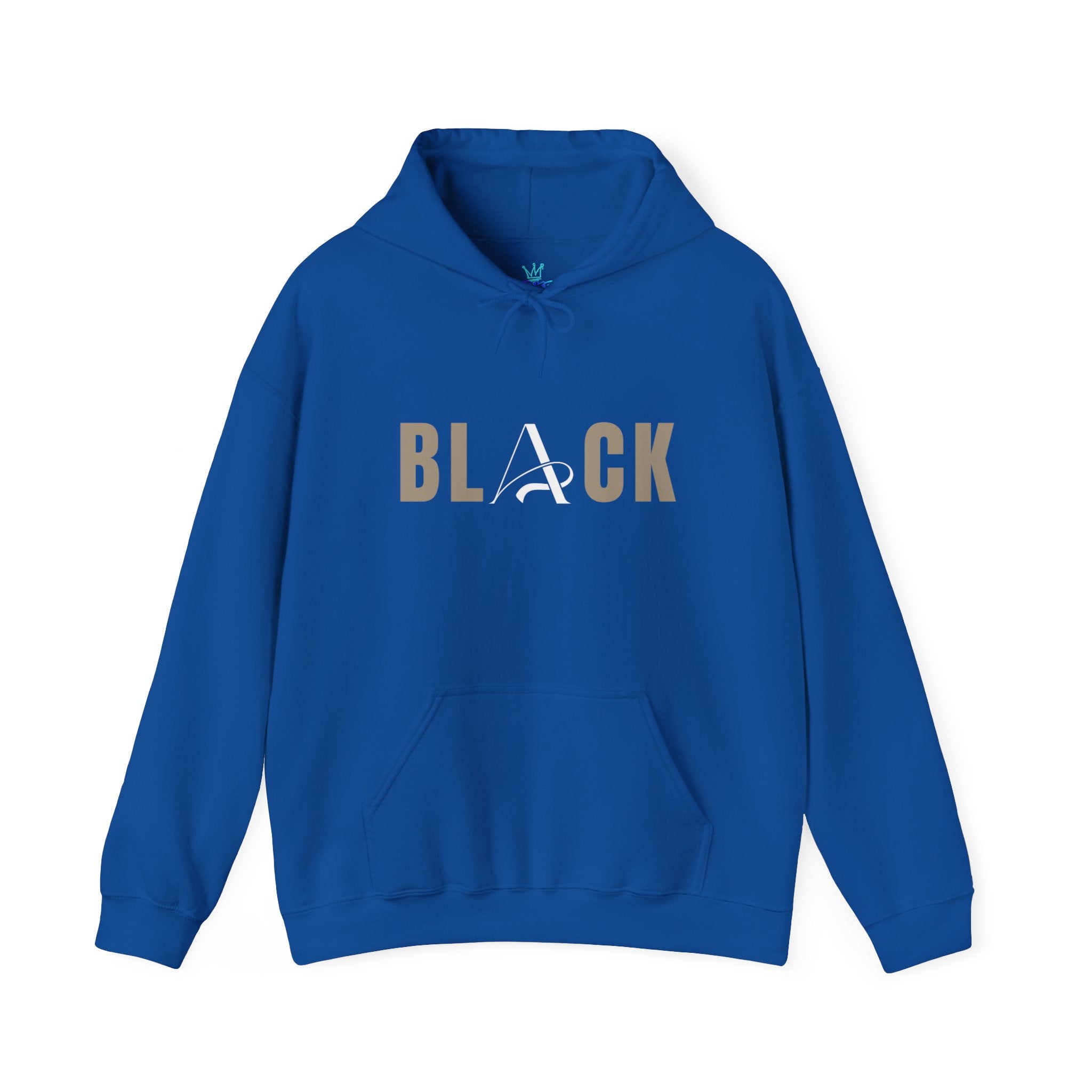 Unisex Black Hooded Sweatshirt