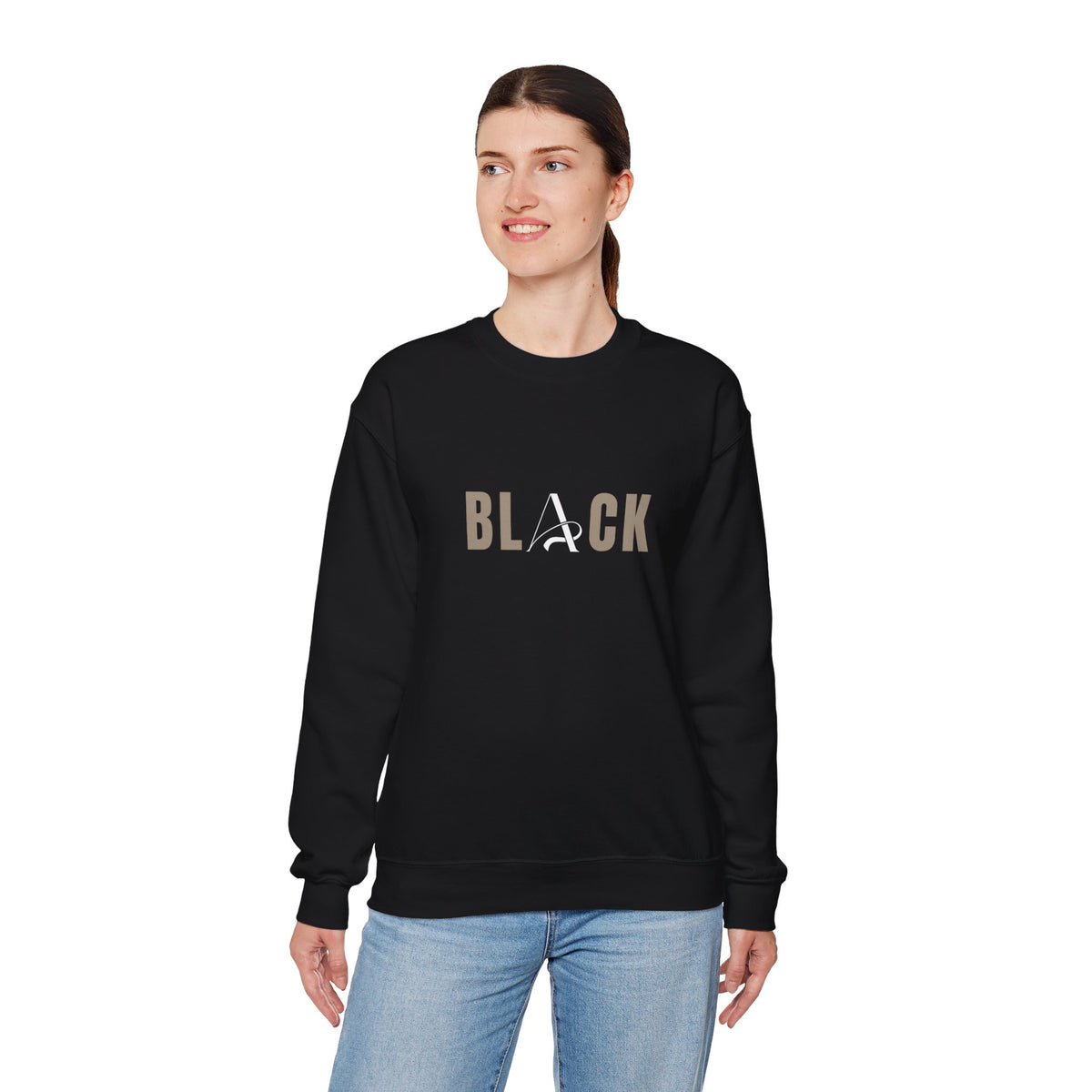 Unisex Black Heavy Blend Sweatshirt