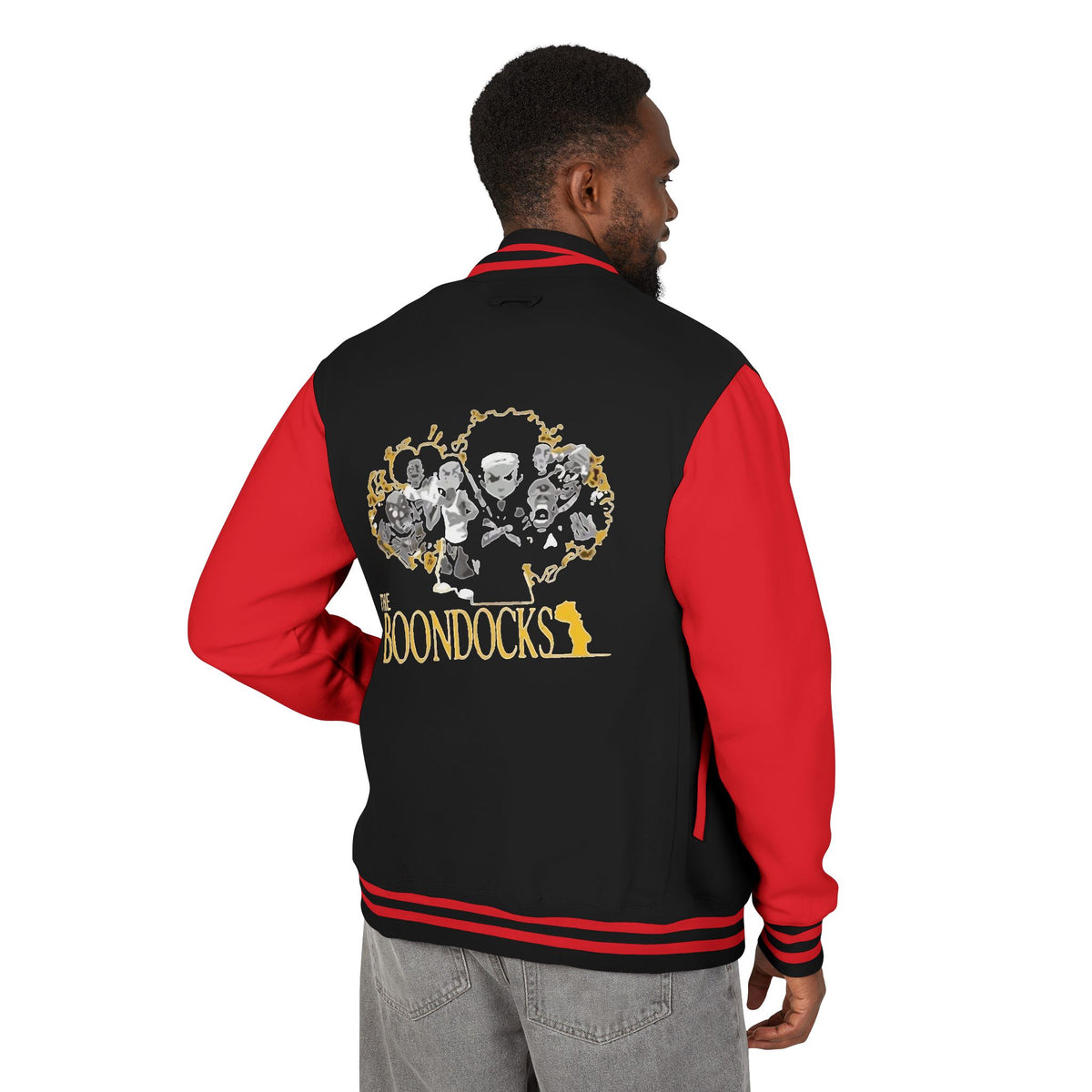 Unisex The Boondocks Heavyweight Letterman Jacket