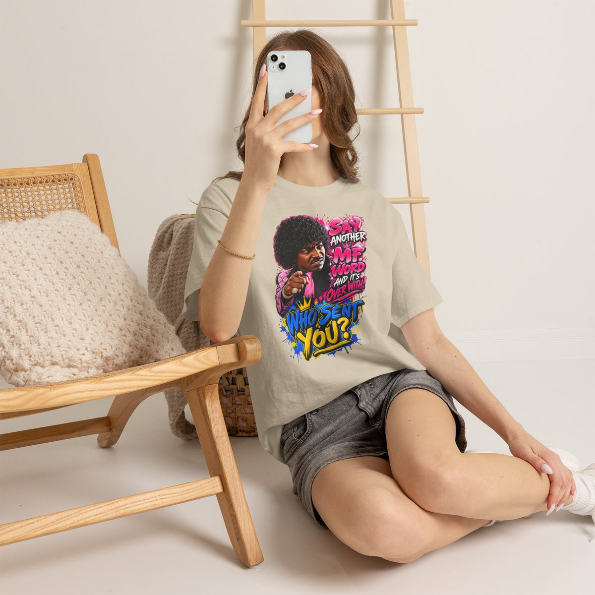 Unisex say another MF Cotton Tee